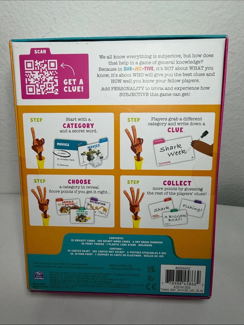 Spin Master Games Subjective- APersonality Trivia Game for Fun Family Game Night